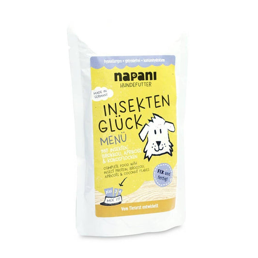 Napani biologisch natuurlijk natvoer hond Insekten Glück 150 gram