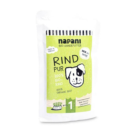 Napani Puur rund biologisch natuurlijk natvoer hond 150 gram