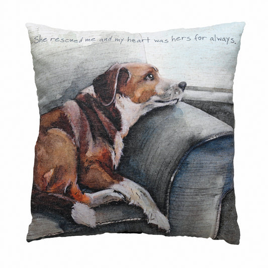 The Little Dog Laughed Kussen Rescue dog 42 x 42 cm