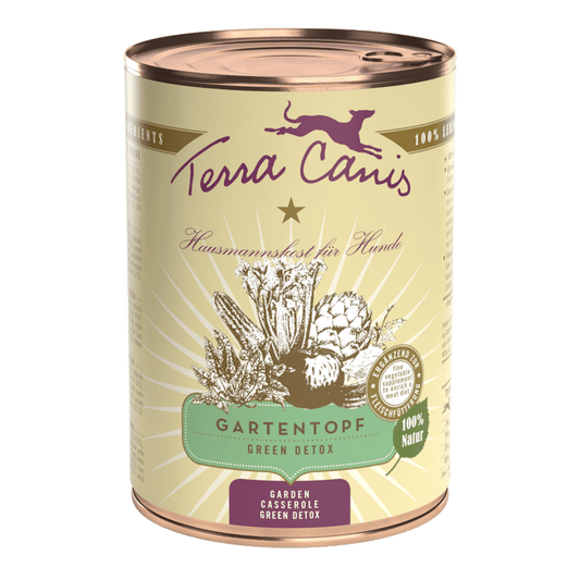 Terra Canis Gartentopf Green Detox natuurlijk natvoer hond 400 gram