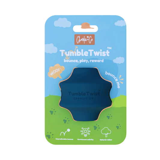 Charlie & Co voerspeeltje Tumble Twist marineblauw