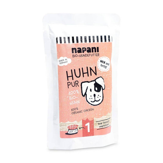 Napani biologisch natuurlijk natvoer hond Puur kip, 150 g