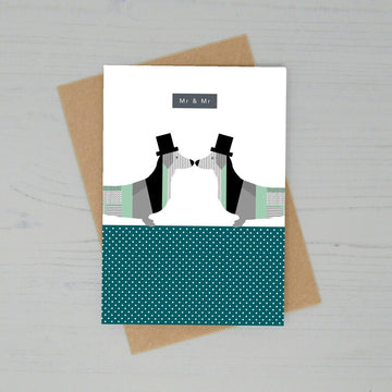 Teckels Mr & Mr kaart