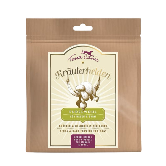 Terra Canis Kruidenhelden Rock a Poodle kruidenmix natuurlijk voedingssupplement hond 60 gram
