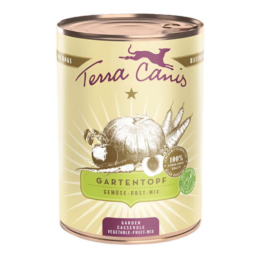 Terra Canis Gartentopf groenten en fruit natuurlijk natvoer hond 400 gram