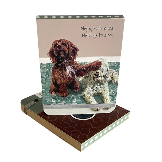 The Little Dog Laughed Notitieboekje Chester en Barney 12 x 9 x 1 cm