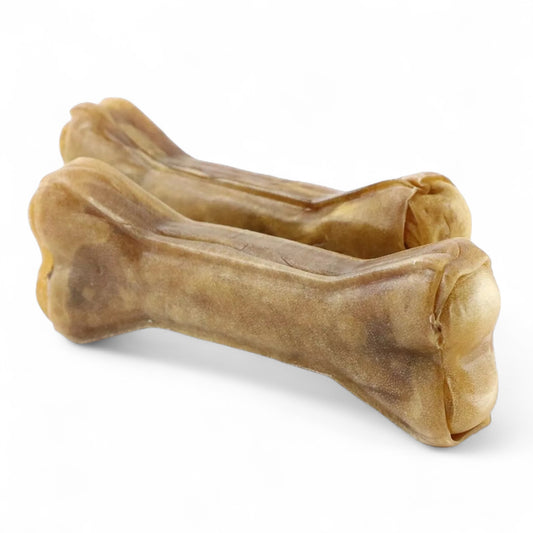Dogboss paardenhuid kauwbot natuurlijke kauwsnack hond 12 en 17 cm