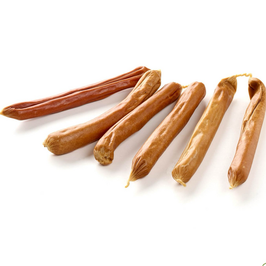 Kauartikel Bockworst kip natuurlijke kauwsnack hond 100 gram
