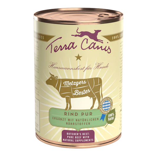 Terra Canis Puur Rund natuurlijk natvoer hond 400 gram