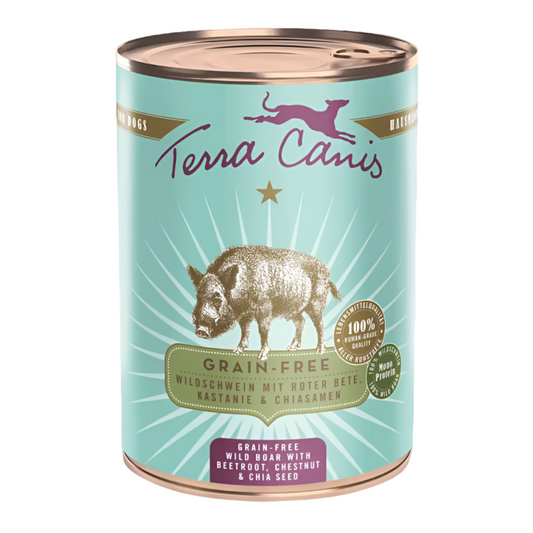 Terra Canis Grain Free wild zwijn rode biet natuurlijk natvoer hond 400 gram