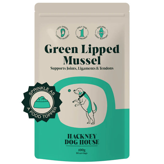 Hackney Dog House Groenlipmossel poeder natuurlijk voedingssupplement hond 100 gram