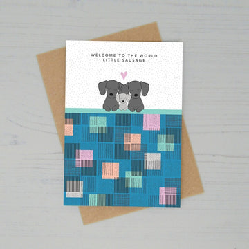 2 Teckels en een baby