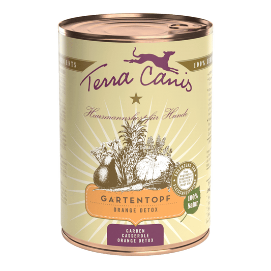 Terra Canis Gartentopf Orange Detox natuurlijk natvoer hond 400 gram