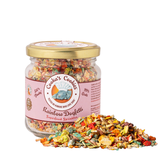 Cooka's Cookies Dogfetti haver Maaltijdtopper hond 90 gram