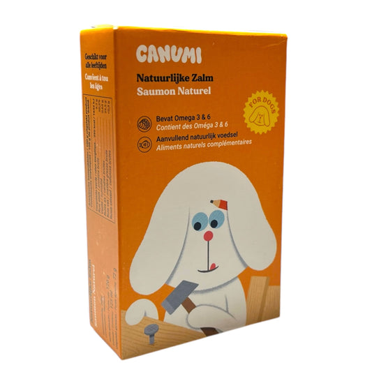Canumi natuurlijk natvoer hond pure zalm 120 gram