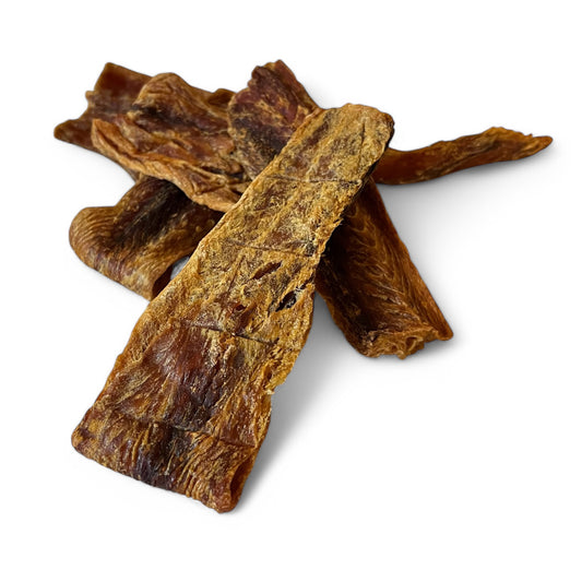 Sn’Urk natuurlijke kauwsnack hond gedroogde zalmfilet 100 gram