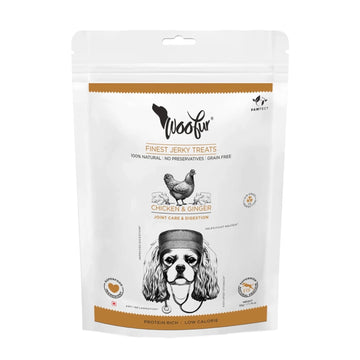 Woofur natuurlijke hondensnoepjes kip gember 50 gram