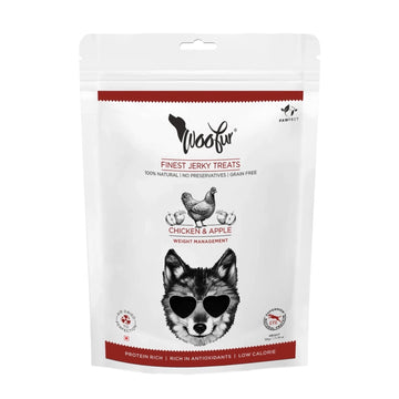 Woofur natuurlijke hondensnoepjes kip appel 50 gram