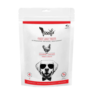 Woofur natuurlijke hondensnoepjes gourmet kip 50 gram