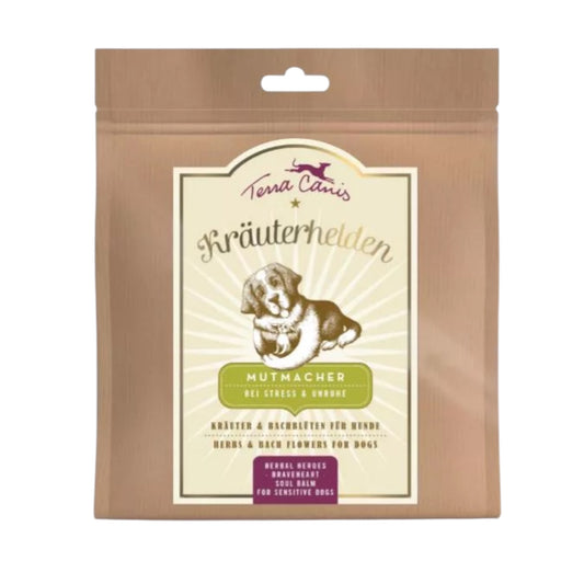 Terra Canis Kruidenhelden Braveheart kruidenmix natuurlijk voedingssupplement hond 60 gram