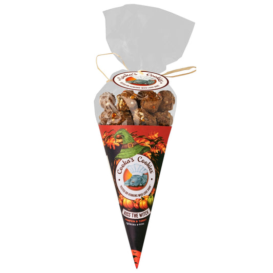 Cooka’s Cookies kalkoen Kiss the Witch natuurlijke trainingssnoepjes hond 50 gram