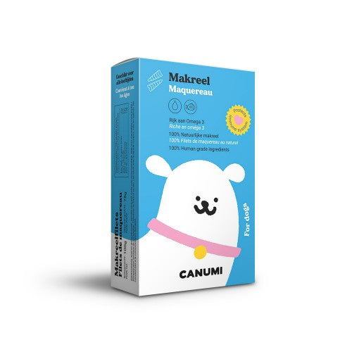 Canumi natuurlijk natvoer hond makreel 120 gram