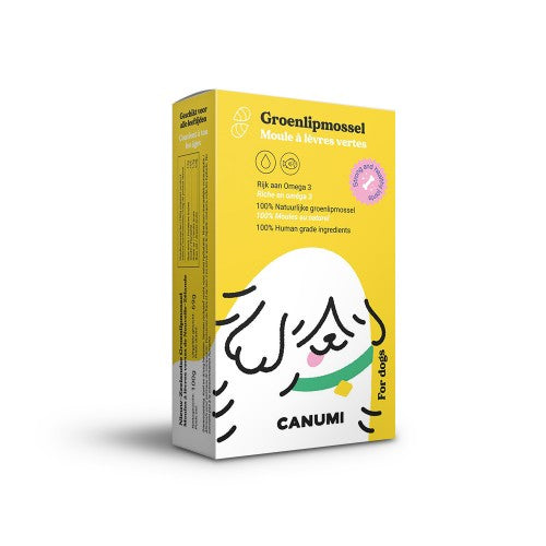 Canumi natuurlijk natvoer hond groenlipmossel 120 gram
