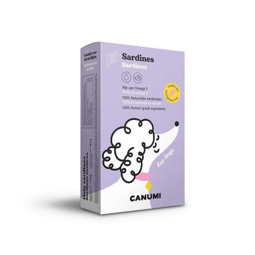 Canumi natuurlijk natvoer hond sardientjes 120 gram
