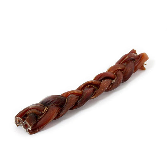 Sanadog Bully Stick natuurlijke kauwsnack hond gevlochten groot