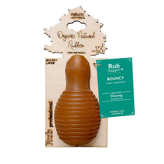 Retorn natuurlijk hondenspeelgoed Bouncy