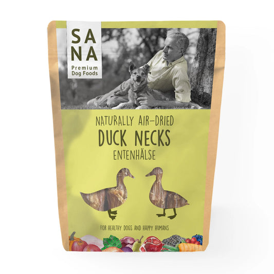 Sanadog natuurlijke kauwsnack hond hals eend 200 gram