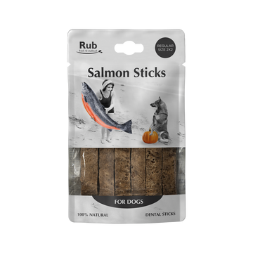 Retorn Dental Stick natuurlijke kauwsnack hond zalm 100 gram