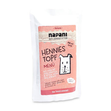 Napani biologisch natuurlijk natvoer Hennies Topf kip 150 gram