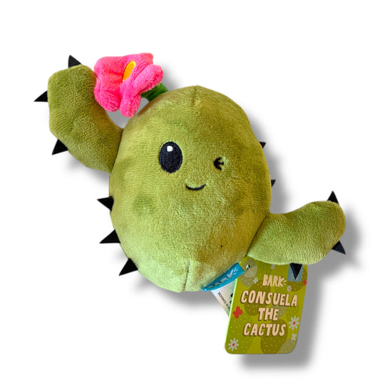 BARK Consuela de Cactus pluche hondenspeeltje met piepbal