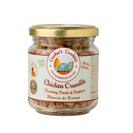 Cooka's Cookies Chicken Crumble maaltijdtopper hond kipfilet 100 gram