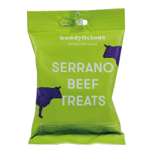 Buddylicious Serranoham en rund zachte trainers 100 gram