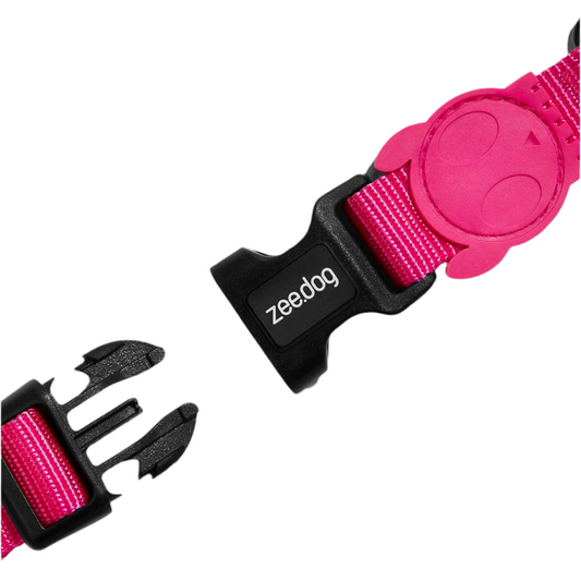 Zee.Dog hondenhalsband Solid Pink Led