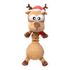 FuzzYard Domineck the Reindeer kerst hondenspeeltje met pieper 30 cm