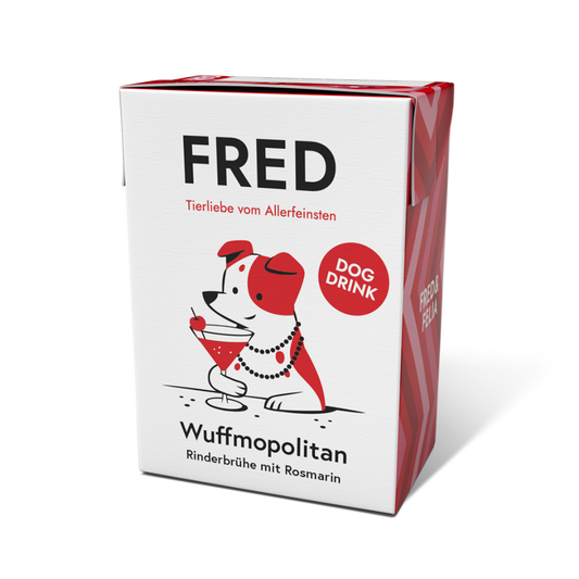 FRED Wuffmopolitan hondendrank kip maaltijdtopper hond 200 gram