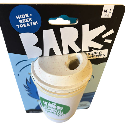 Bark Pupkin Spice Yappuccino super chewer hondenspeeltje 24 cm