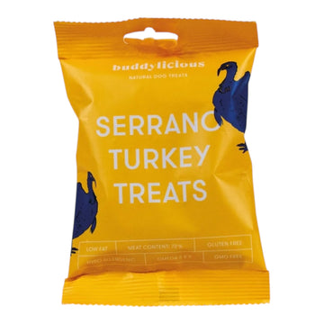 Buddylicious Serranoham en kalkoen zachte trainers 100 gram