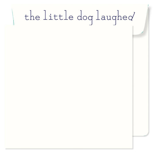 The Little Dog Laughed kerstkaart Noddy de labradoodle  15 x 15 cm