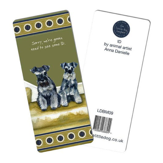 The Little Dog Laughed bladwijzer ID Schnauzers