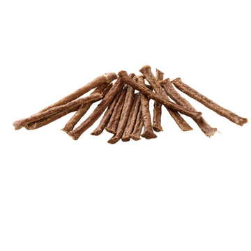 Kauartikel struisvogelsticks tussendoor snack 100 gram
