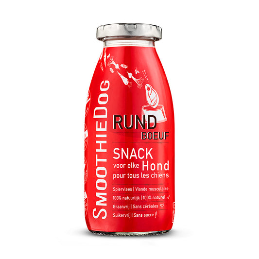 SmoothieDog rund likbare hondensnack 250 ml