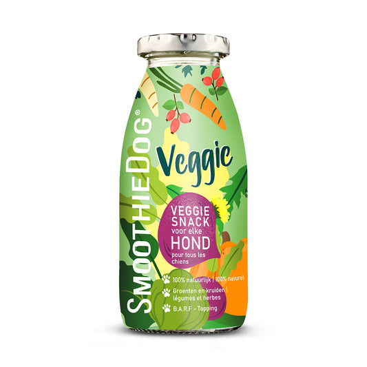 SmoothieDog veggie likbare hondensnack 250 ml