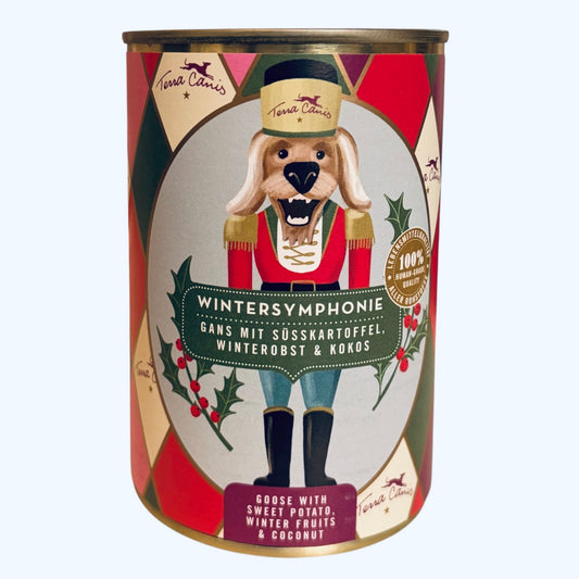 Terra Canis Wintersymphonie gans, winterfruit zoete aardappel natuurlijk natvoer hond 400 gram
