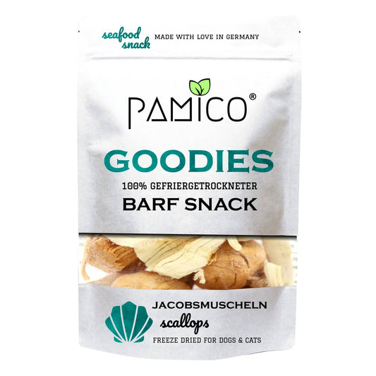 Pamico Sint-Jacobsschelp gevriesdroogde snack 40 gram
