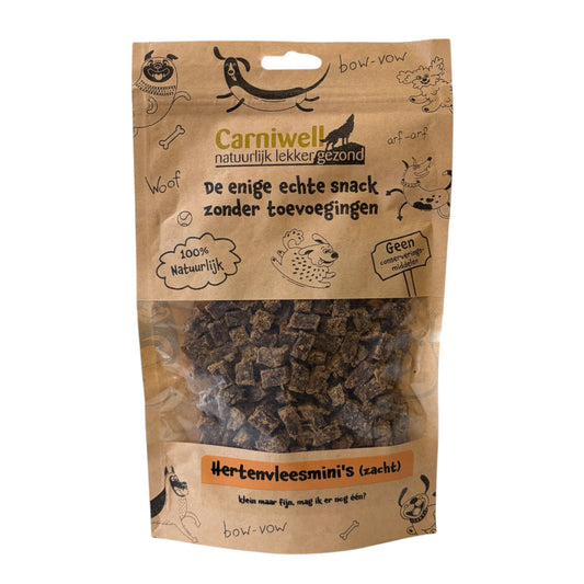 Carniwell herten trainers 150 g zachte trainingssnacks voor honden