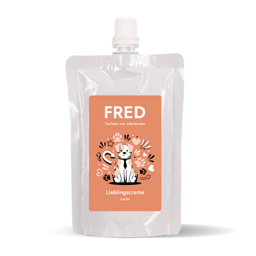 FRED Crème Zalm maaltijdtopper hond 100 gram